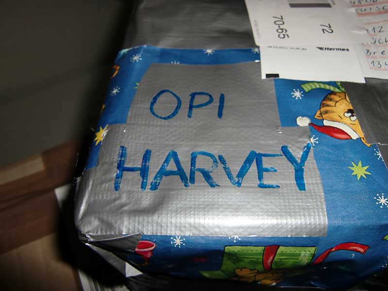 Paket für Opi Harvey